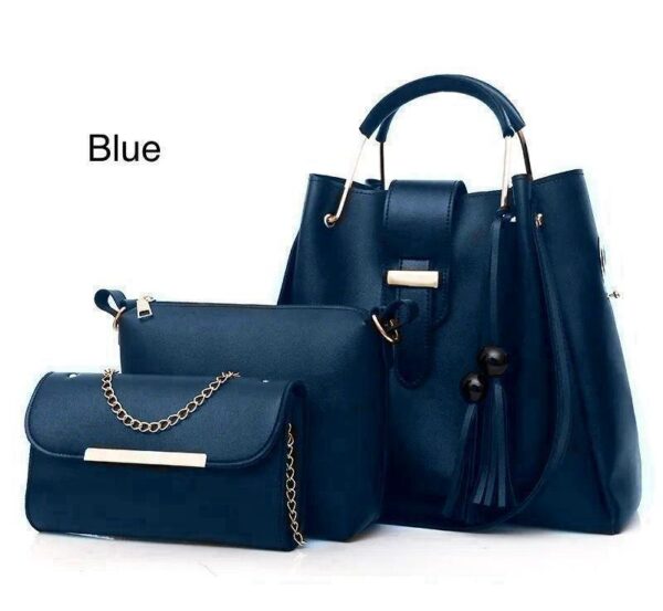 Stylish Women's Leather Handbag Set – Elegant & Trendy Bags for Every Occasion - Image 4