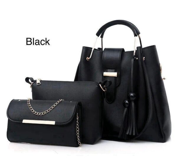 Stylish Women's Leather Handbag Set – Elegant & Trendy Bags for Every Occasion - Image 2