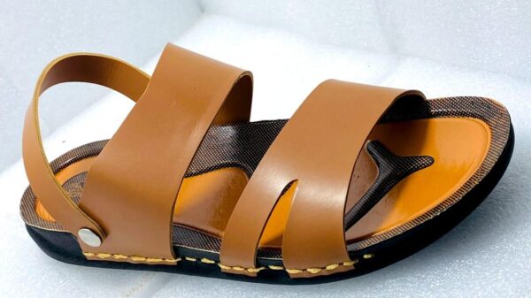 "Men's Casual Synthetic Leather Sandals – Stylish & Comfortable Footwear" - Image 5