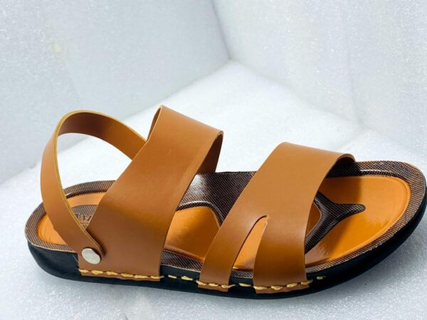 "Men's Casual Synthetic Leather Sandals – Stylish & Comfortable Footwear" - Image 3