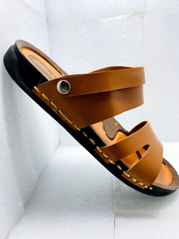 "Men's Casual Synthetic Leather Sandals – Stylish & Comfortable Footwear" - Image 2