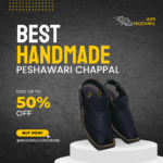 Jafspot Men's Handmade Peshawari Chappal – A Blend of Tradition & Comfort